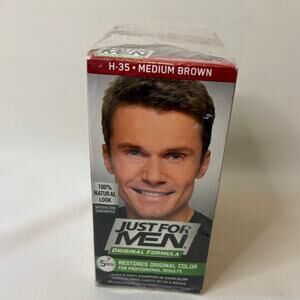 M-35 Just For Men Original Formula Hair Coloring for Gray Medium Brown 3 PACK